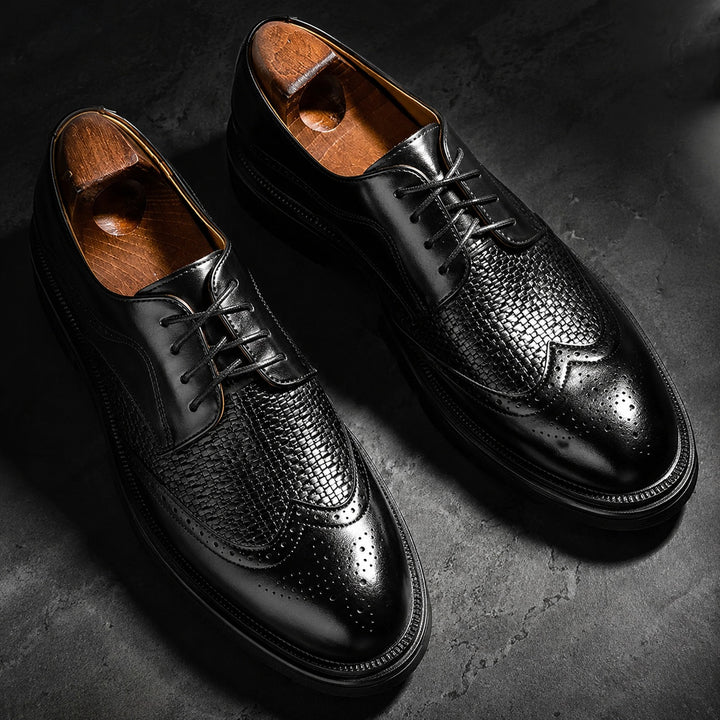 Intrecciato Woven Brogue Derbies — ce_metastatic_08