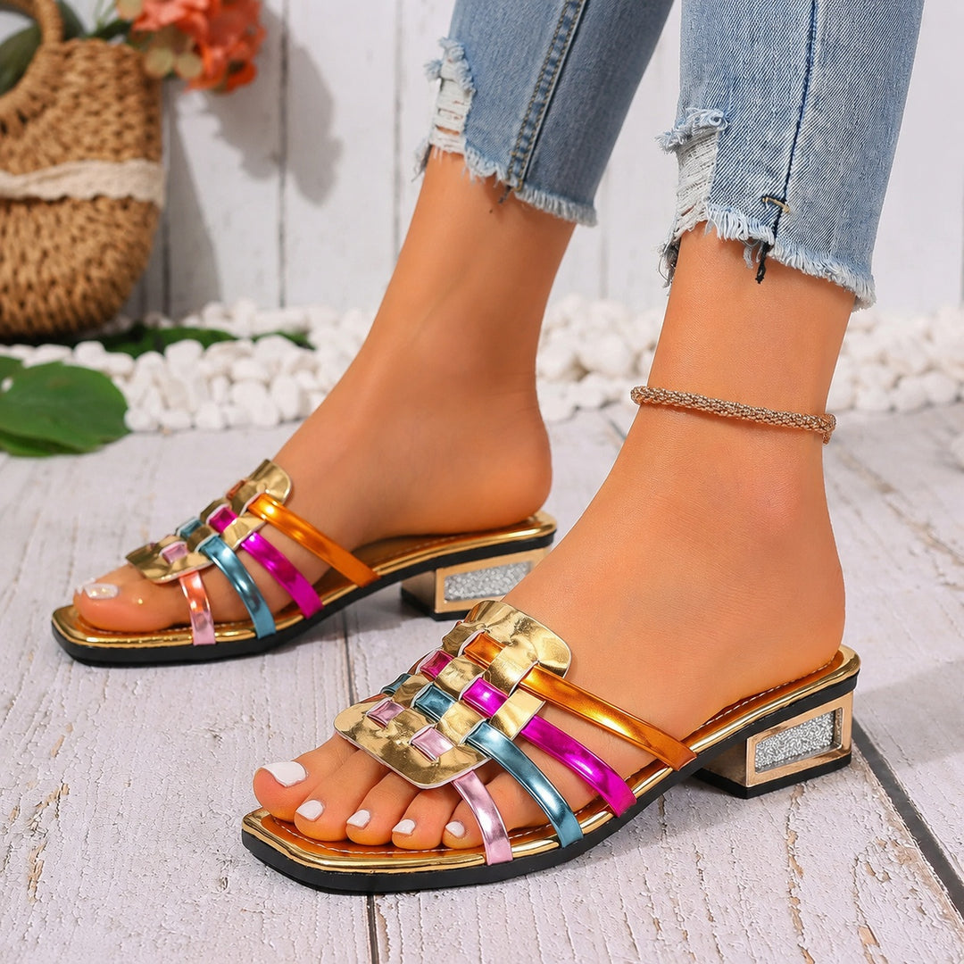Intreccio Woven Square-Toe Sandals — ce_pivot_side_01