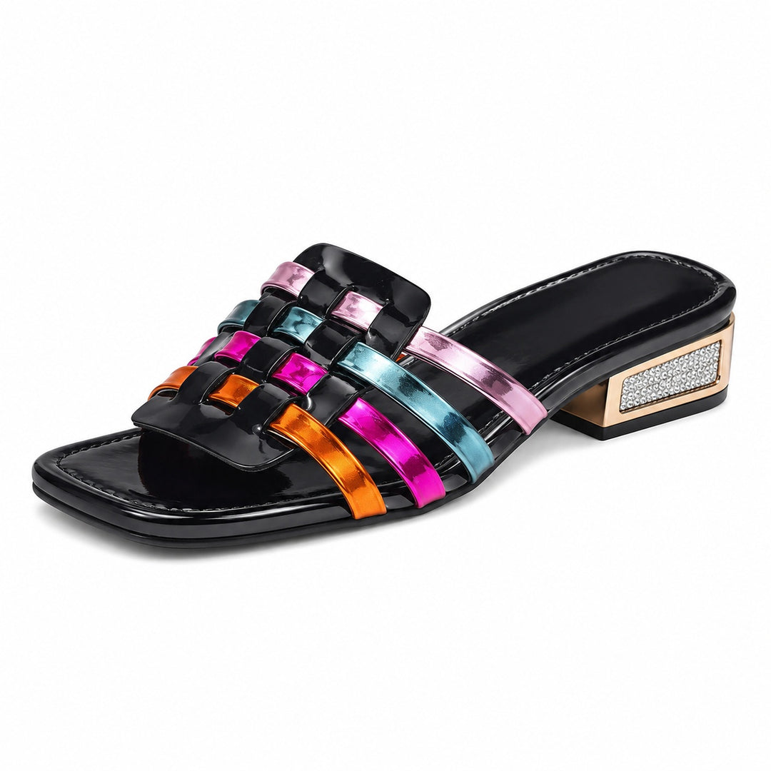 Intreccio Woven Square-Toe Sandals — ce_wb_01