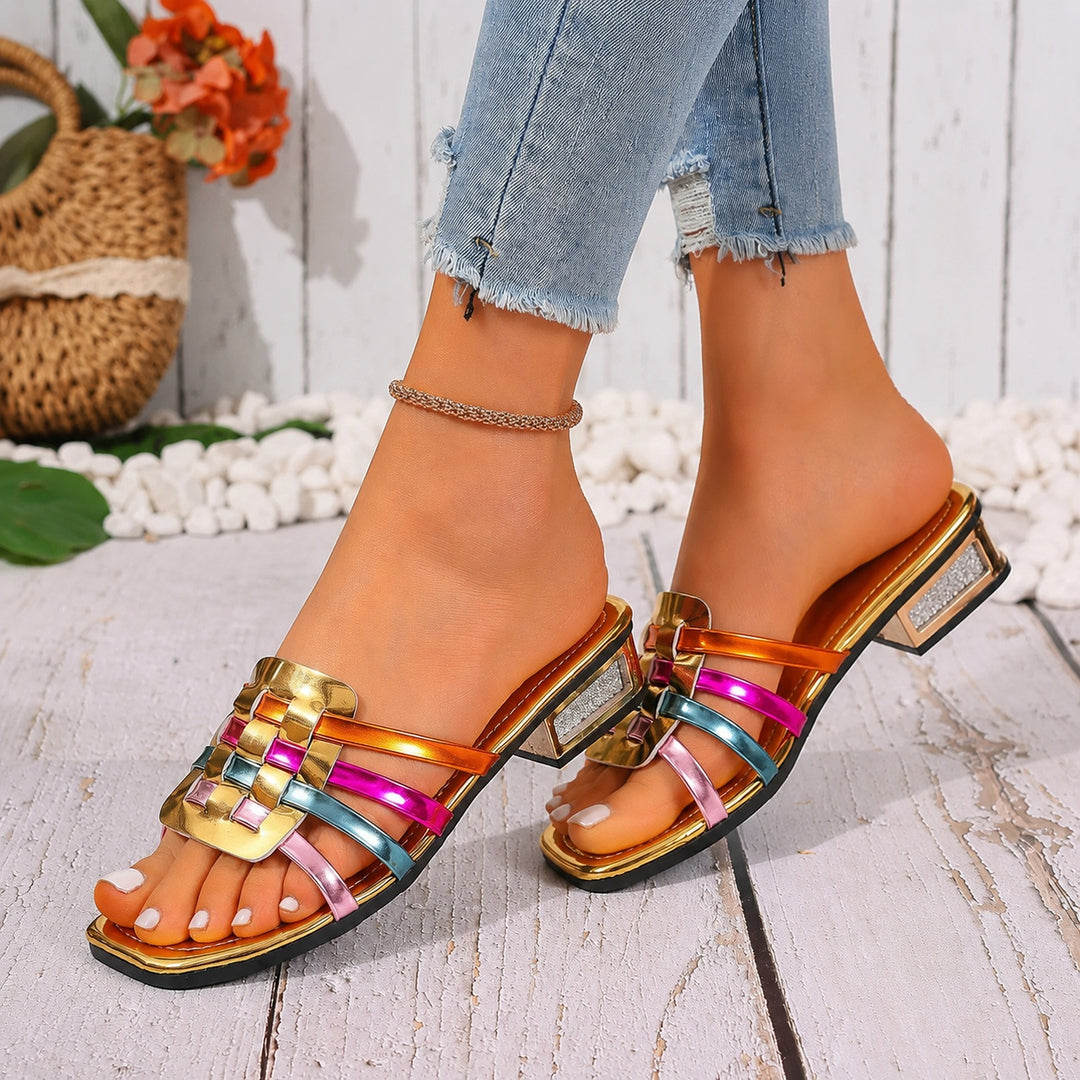 Intreccio Woven Square-Toe Sandals — ce_pivot_side_04