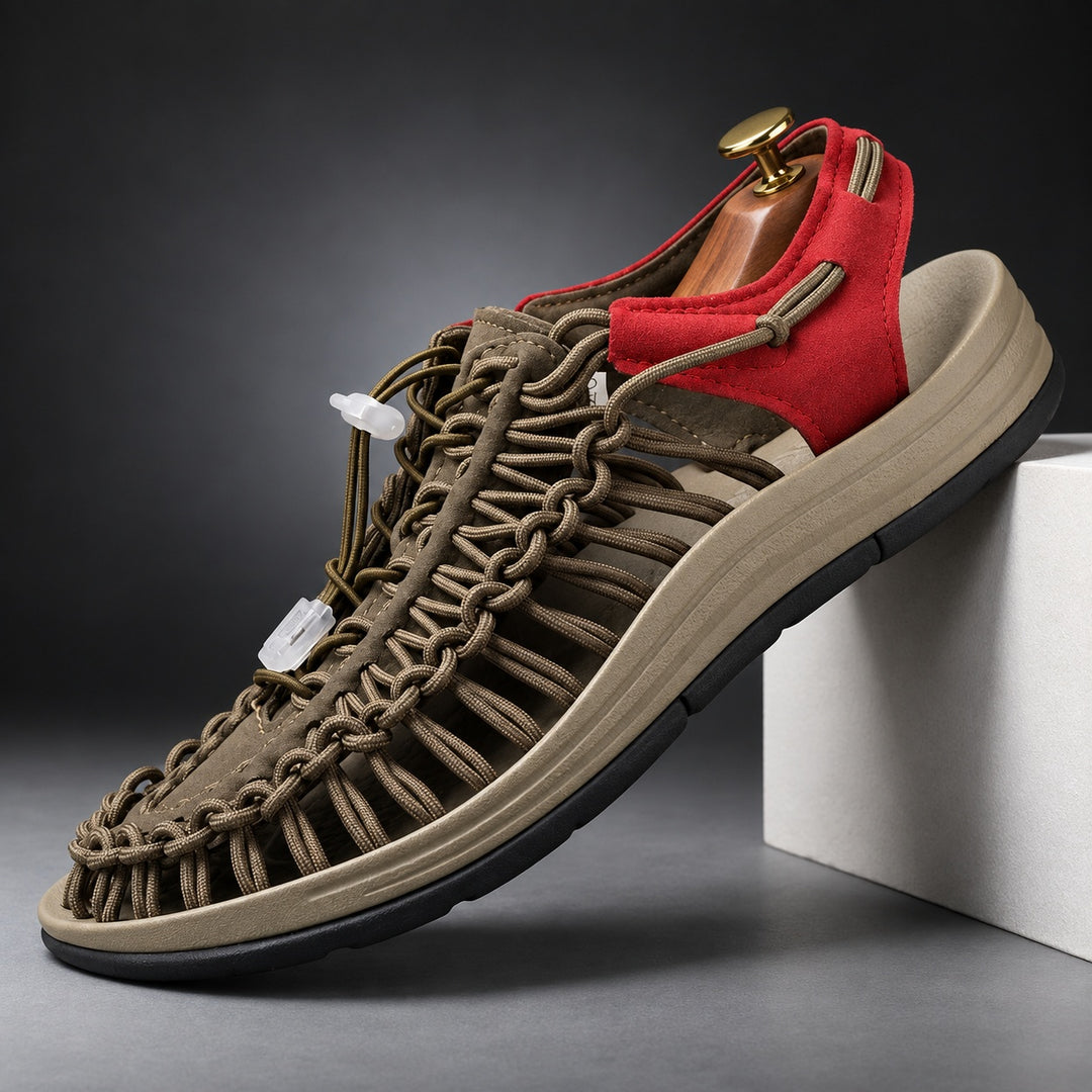 Kanpai Woven Cord Sandals — ce_angle_01