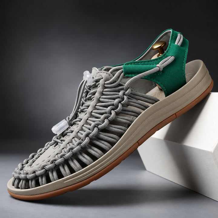 Kanpai Woven Cord Sandals — ce_angle_01