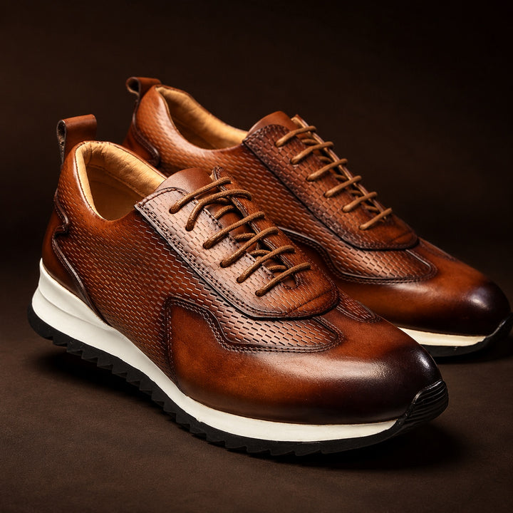 Lucano Leather Oxford Sneakers — ce_metastatic_03