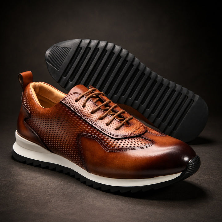 Lucano Leather Oxford Sneakers — ce_metastatic_08
