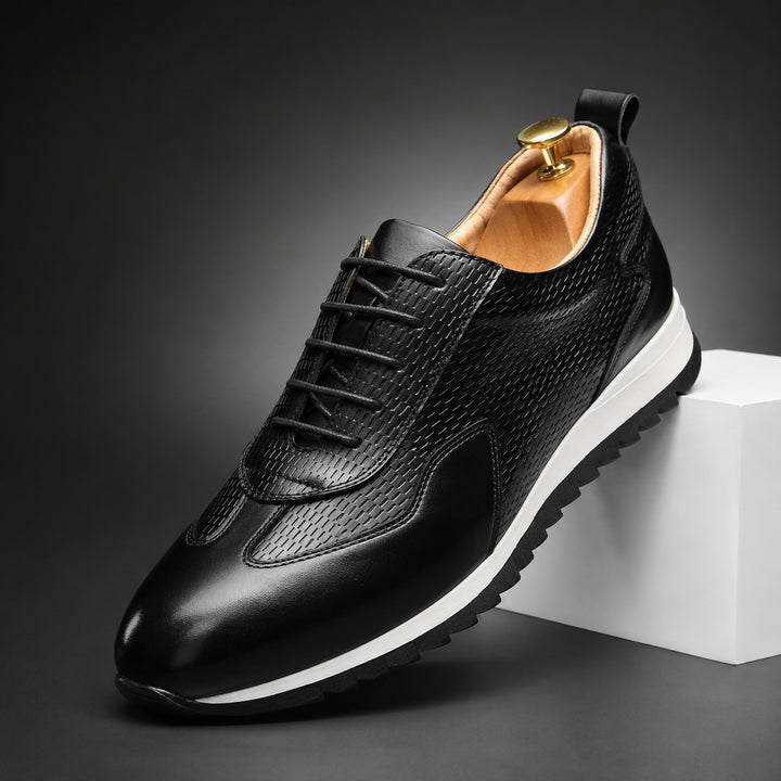 Lucano Leather Oxford Sneakers — ce_angle_01