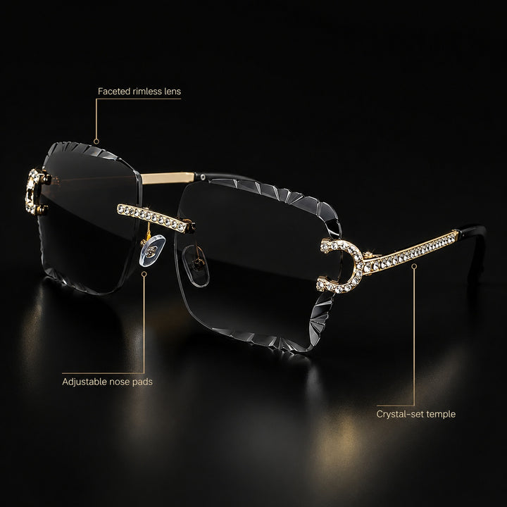 Lumiere Crystal Rimless Sunglasses — ce_metastatic_05