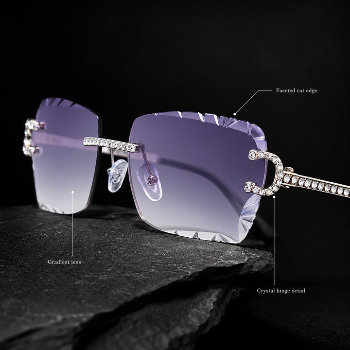 Lumiere Crystal Rimless Sunglasses — ce_metastatic_06
