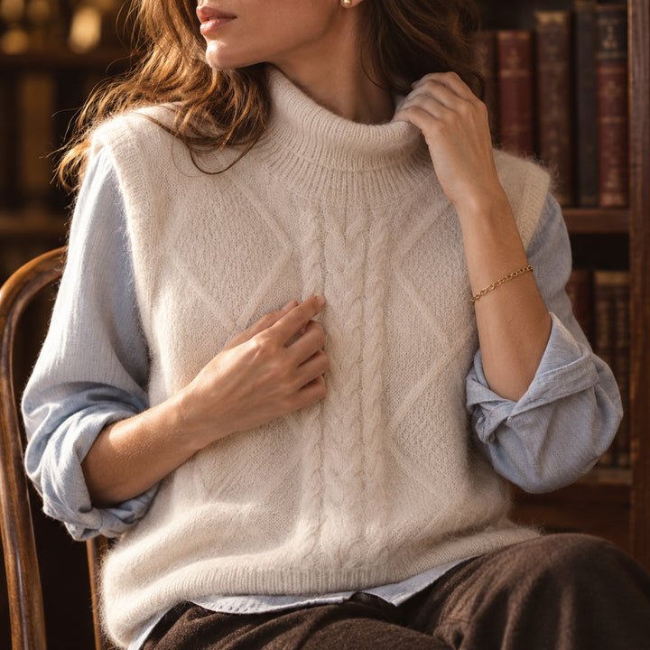 Lysandra Cable Knit Vest — ce_p4k7_01