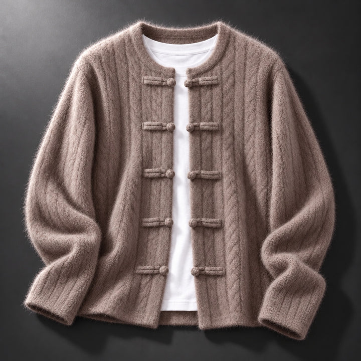 Mandarin Knot Cashmere Cardigan — ce_soul_s1_01
