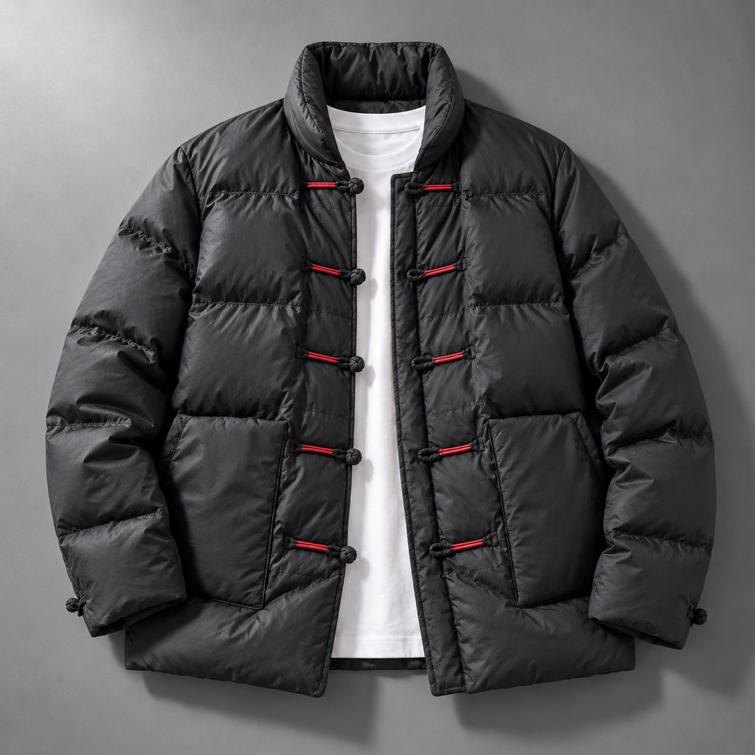 Mandarin Knot Puffer Jacket — ce_soul_s1_01