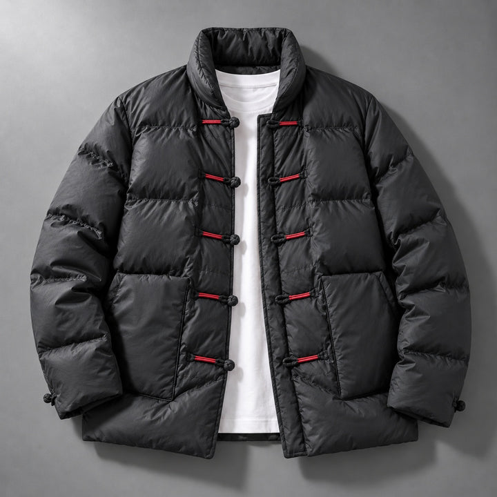 Mandarin Knot Puffer Jacket — ce_soul_s1_01