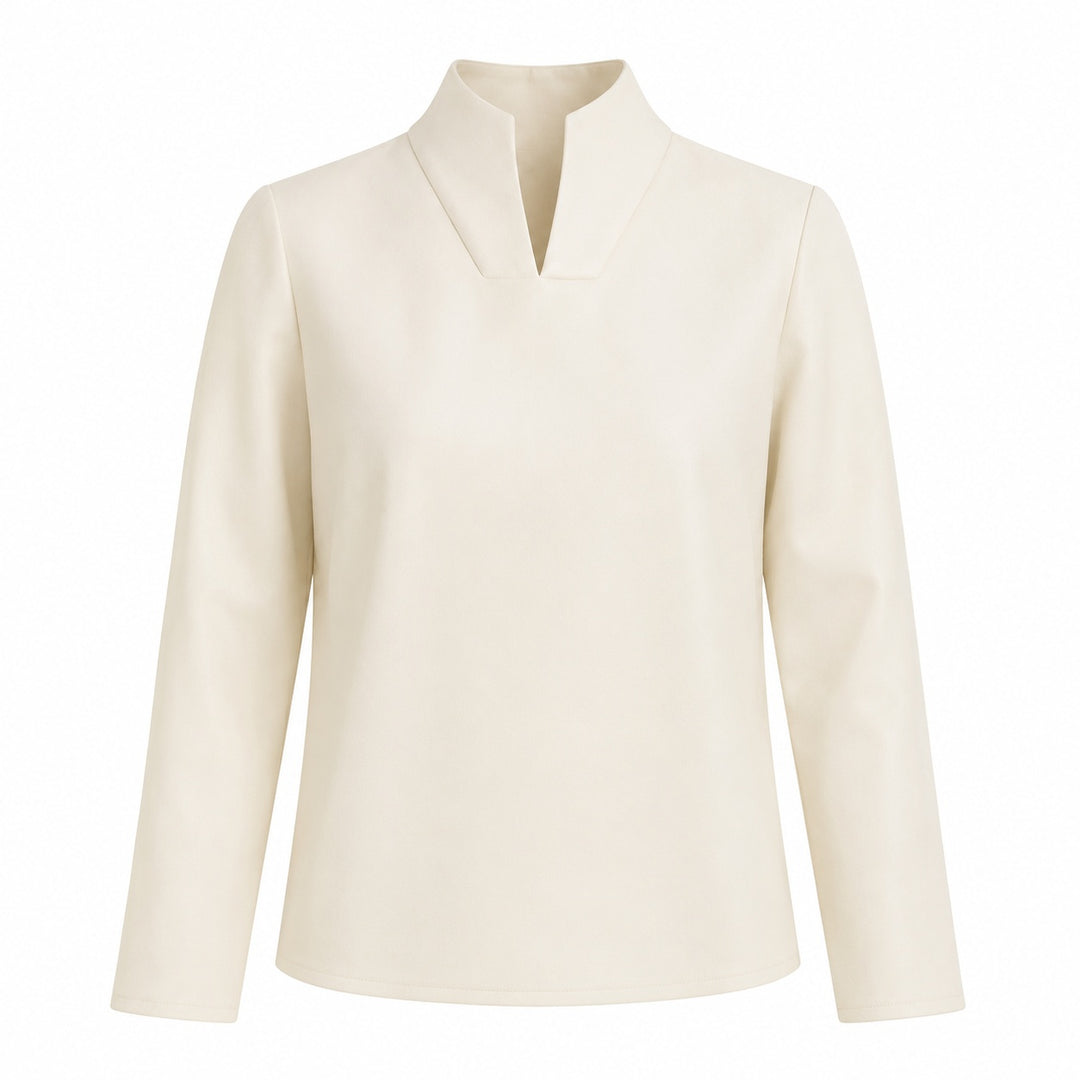 Mandarin Notch Blouse — ce_wb_01