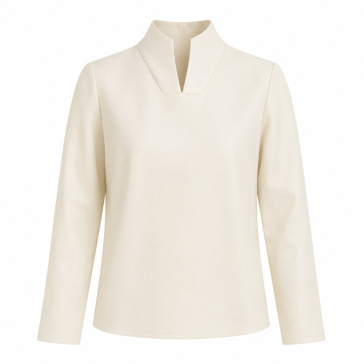 Mandarin Notch Blouse — ce_wb_01
