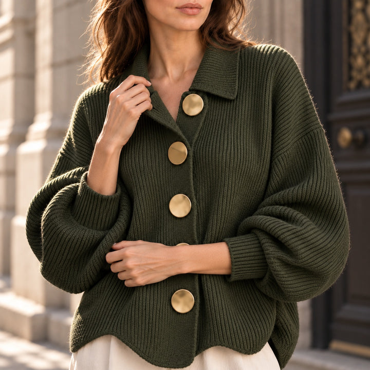 Medallion Button Knit Cardigan — ce_soul_s2_01