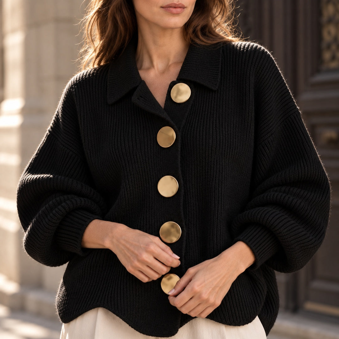 Medallion Button Knit Cardigan — ce_soul_s2_01