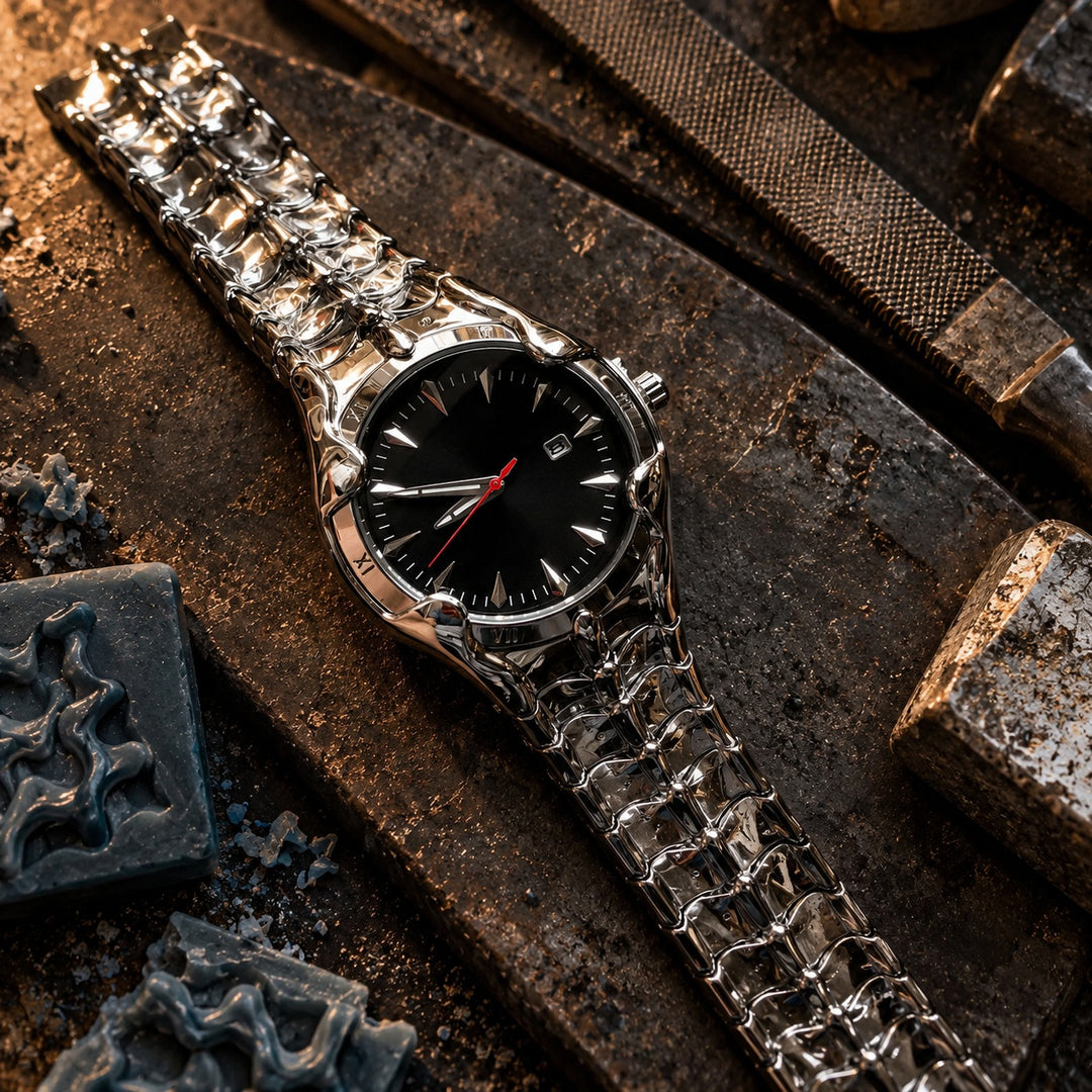 Molten Crinkle Dial Watch — ce_p4k7_01