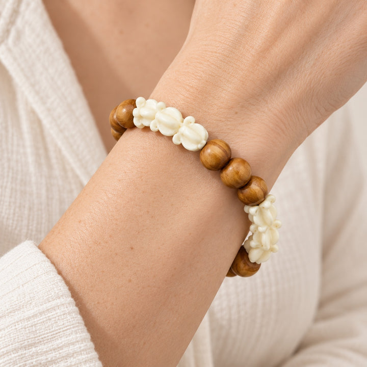 Pikake Blossom Stretch Bracelet — ce_metastatic_01
