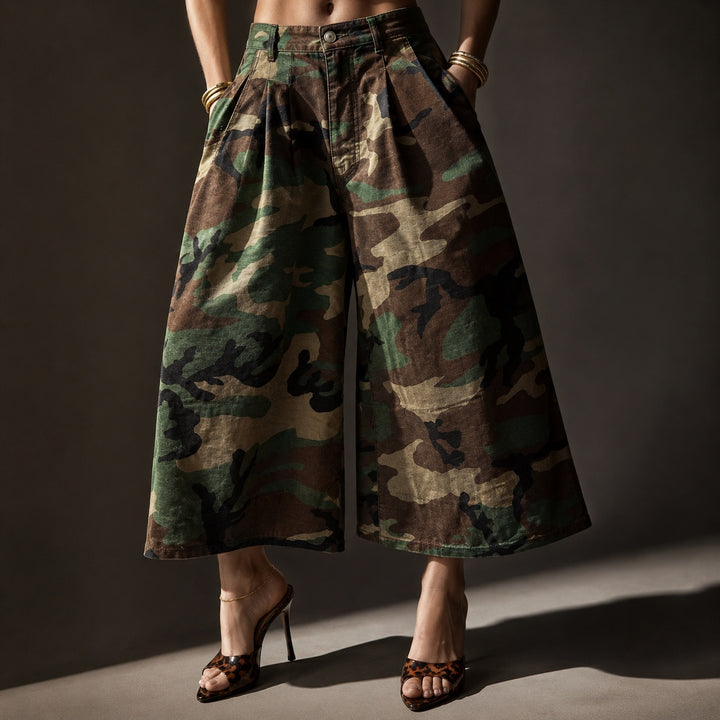 Pleatino Wide-Leg Cropped Trousers — ce_studio_01