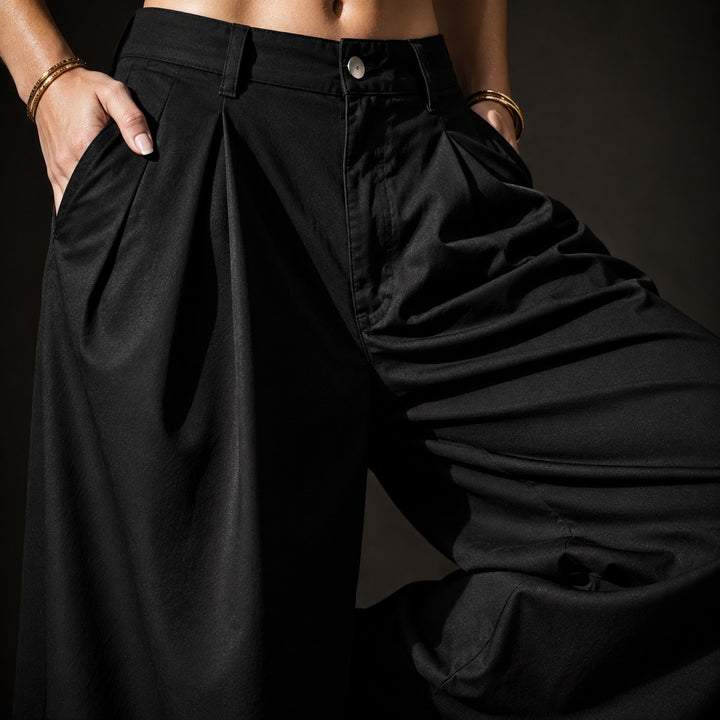 Pleatino Wide-Leg Cropped Trousers — ce_studio_01