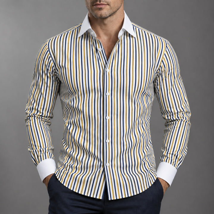 Portico Striped Contrast Shirt — ce_soul_s2_01