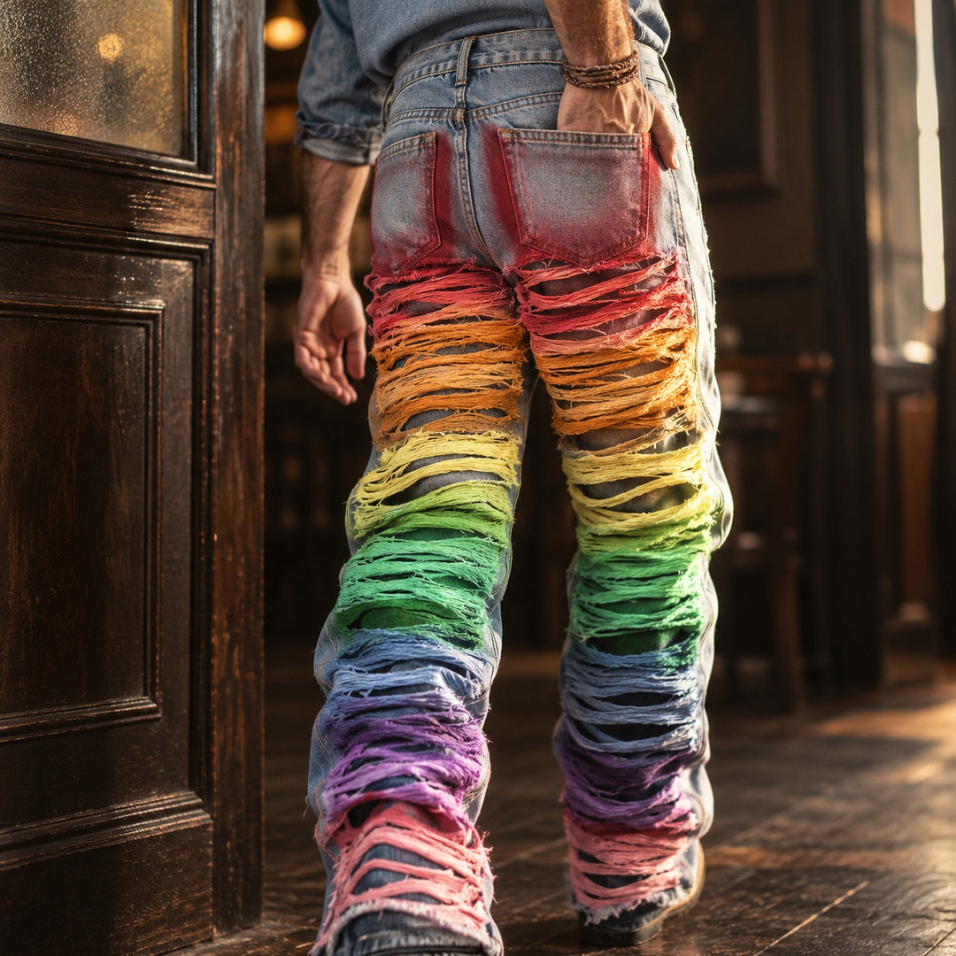 Prism Shredded Rainbow Jeans — ce_p4k7_01