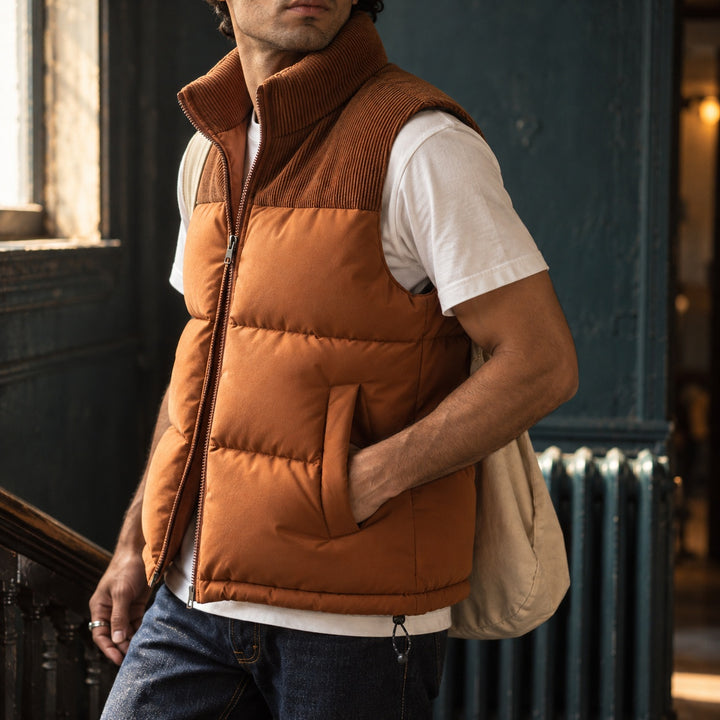 Quarry Ribbed-Collar Puffer Vest — ce_p4k7_01