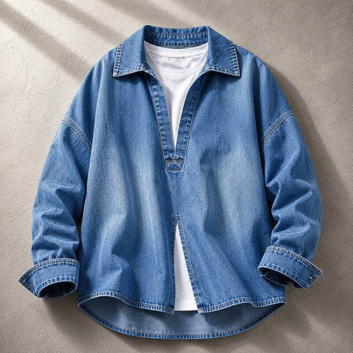 Quarry Washed Denim Tunic — ce_soul_s1_01