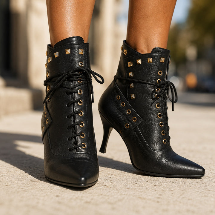 Rivetta Lace-Up Ankle Boots — ce_brooklyn_s1_01