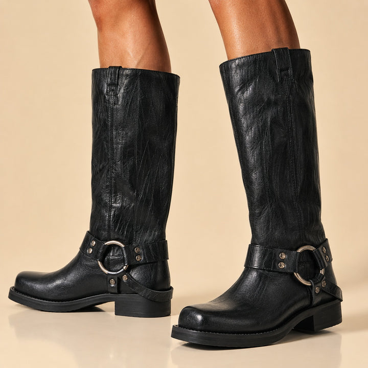 Rodeo Harness Knee Boots — ce_brooklyn_s3_01