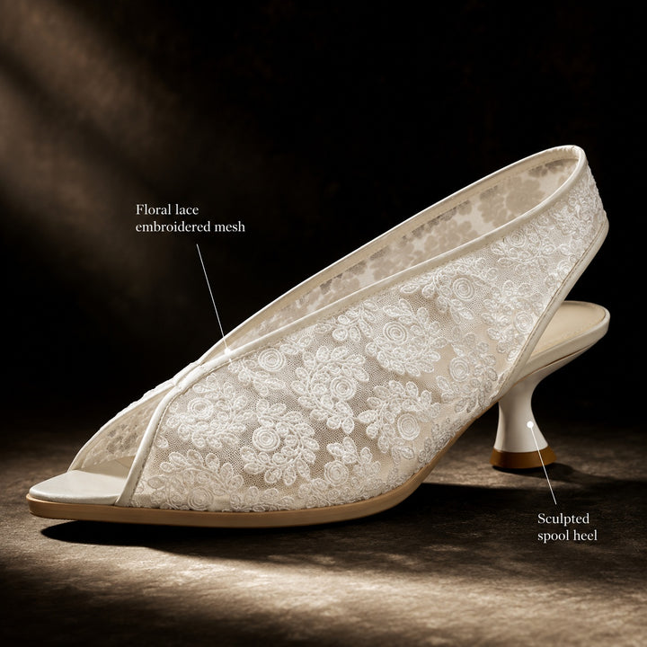 Rosalia Lace Peep-Toe Slingbacks — ce_metastatic_01