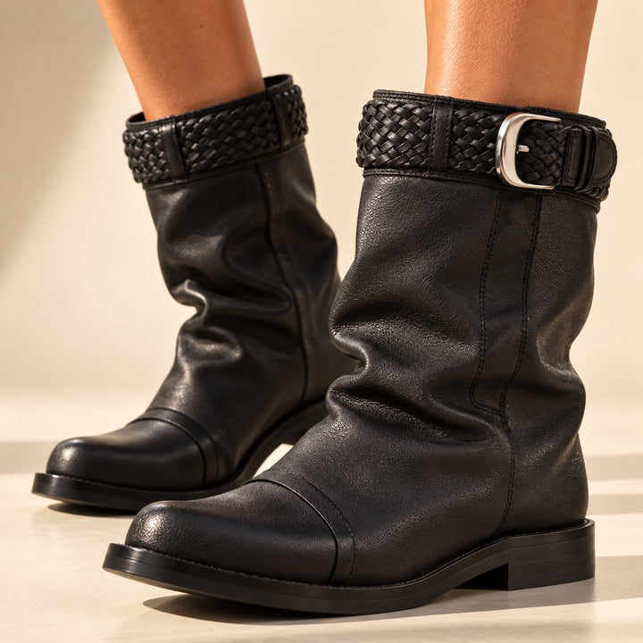 Saddler Woven Belt Boots — ce_brooklyn_s3_01