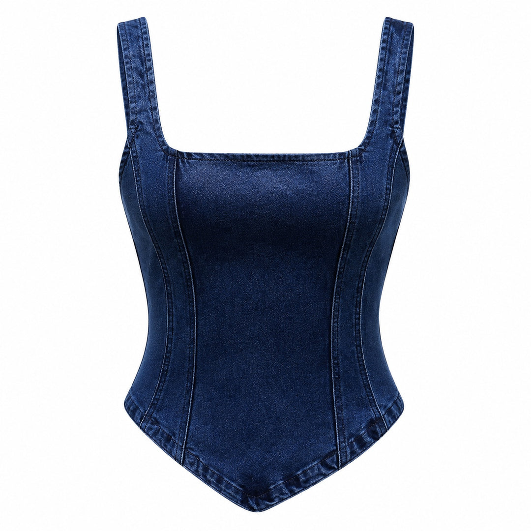 Sirena Corset Denim Tank — ce_wb_01