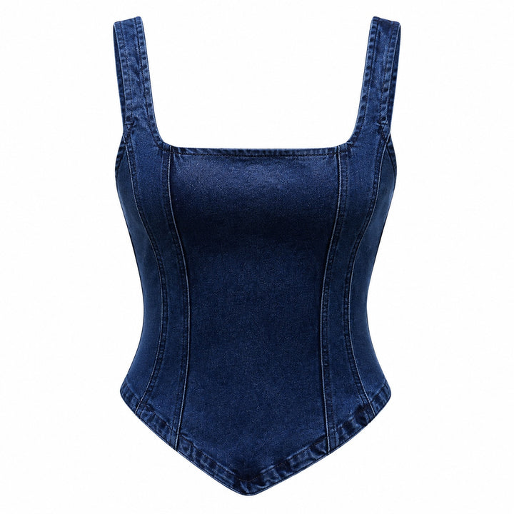 Sirena Corset Denim Tank — ce_wb_01