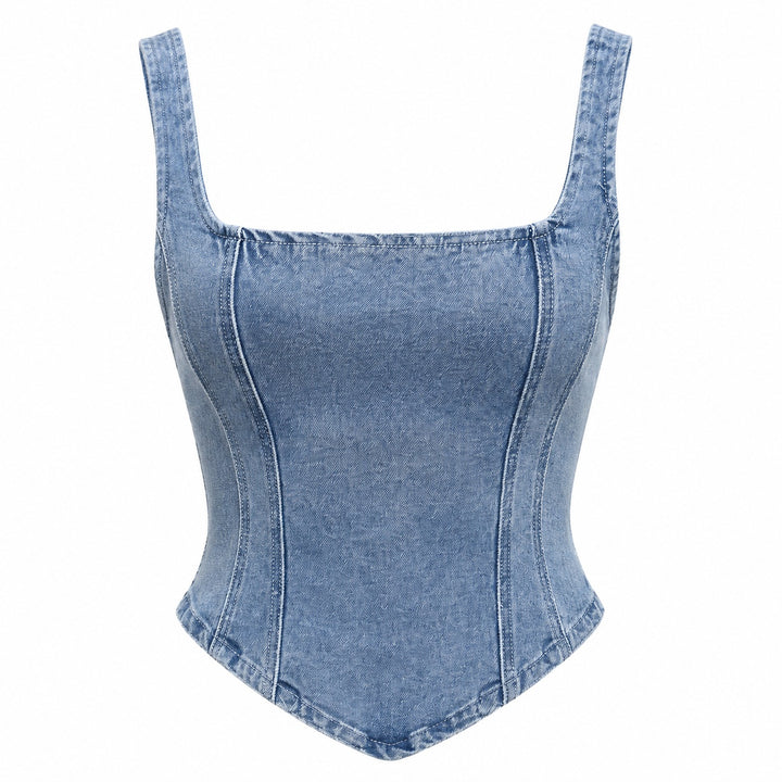 Sirena Corset Denim Tank — ce_wb_01