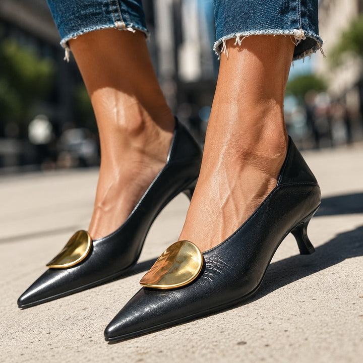 Solstice Medallion Kitten Pumps — ce_brooklyn_s1_01