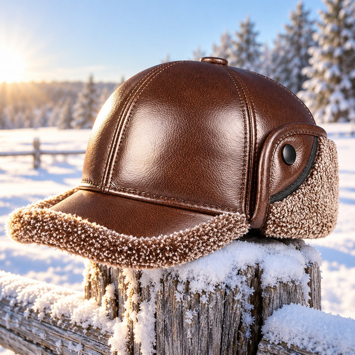Trapper Shearling Leather Cap — ce_metastatic_01