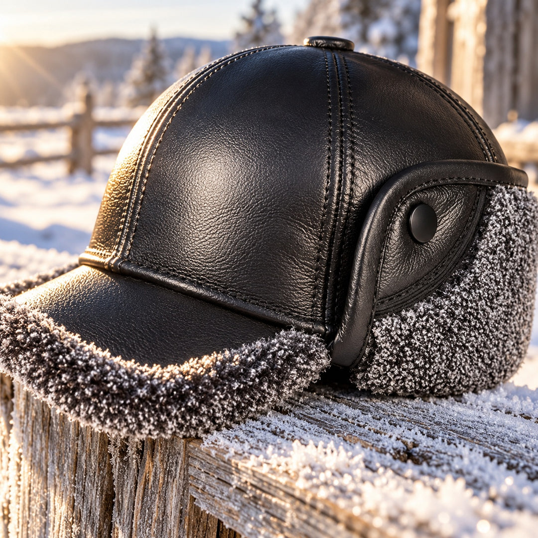 Trapper Shearling Leather Cap — ce_metastatic_01
