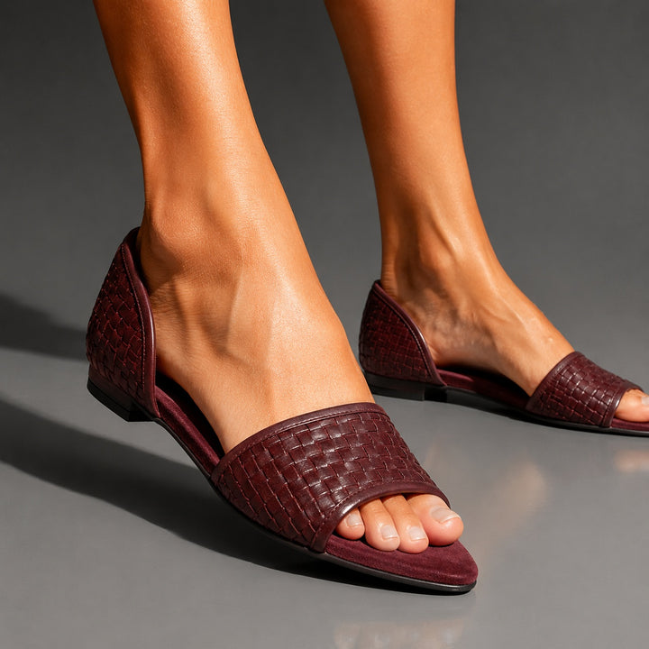Trecciola Woven D'Orsay Flats — ce_brooklyn_s3_01