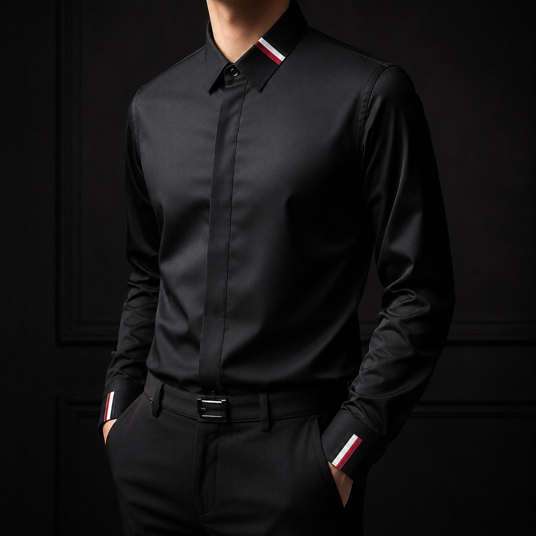 Tricolore Ribbon Dress Shirt — ce_metastatic_02