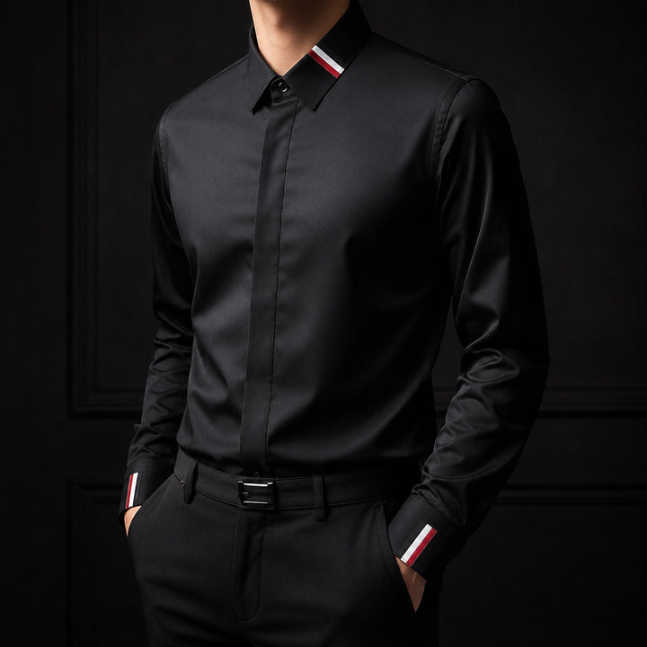 Tricolore Ribbon Dress Shirt — ce_metastatic_02