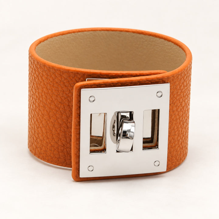 Turnlock Leather Cuff Bracelet — ce_metastatic_01