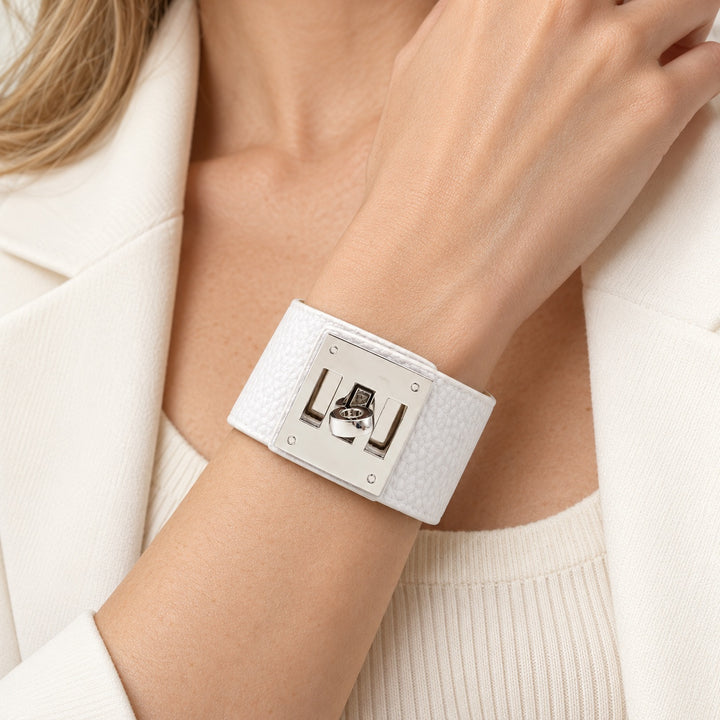 Turnlock Leather Cuff Bracelet — ce_metastatic_01