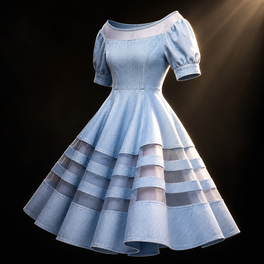 Verandah Sheer-Stripe Midi Dress — ce_soul_s3_01