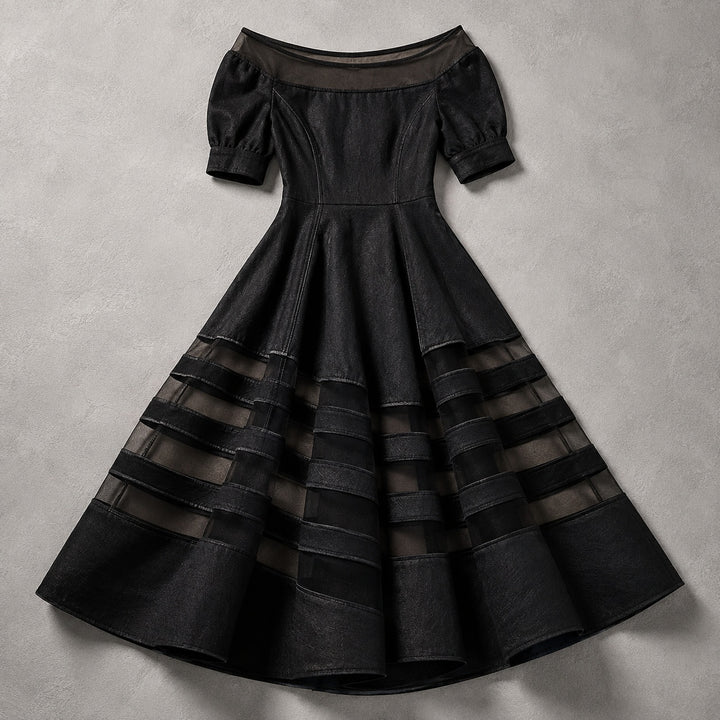 Verandah Sheer-Stripe Midi Dress — ce_soul_s1_01