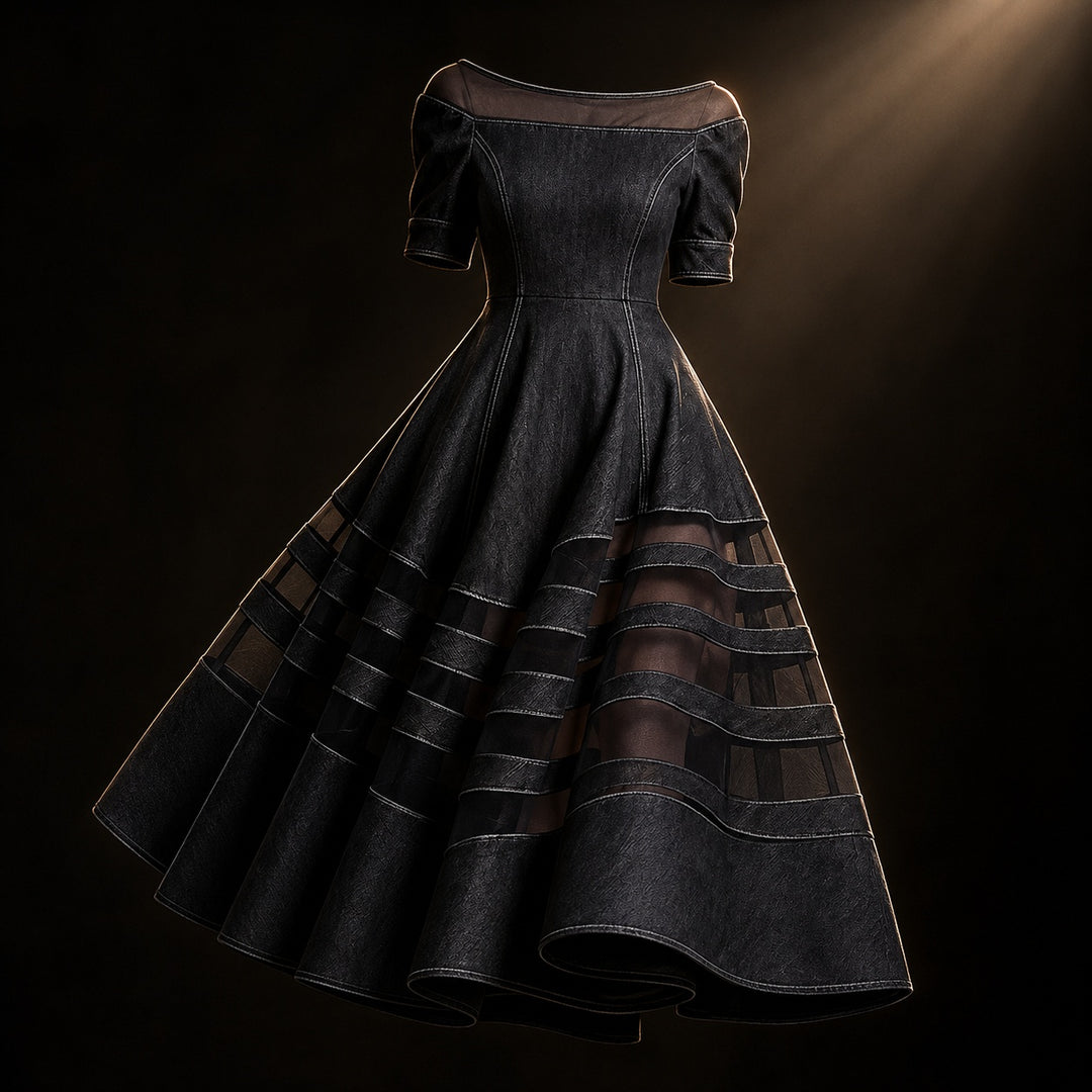 Verandah Sheer-Stripe Midi Dress — ce_soul_s3_01