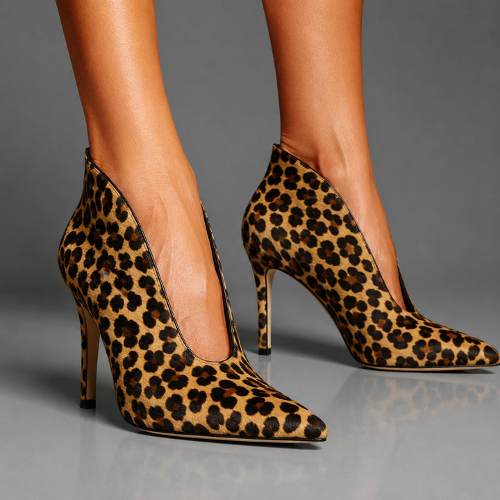 Vertigine Plunge-Vamp Ankle Booties — ce_brooklyn_s3_01