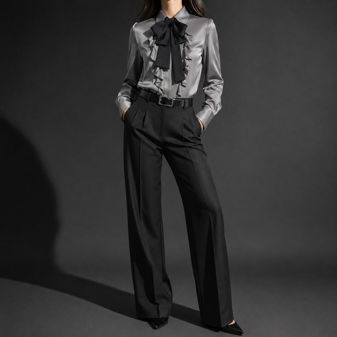 Vittoria Bow Ruffle Blouse — ce_studio_01