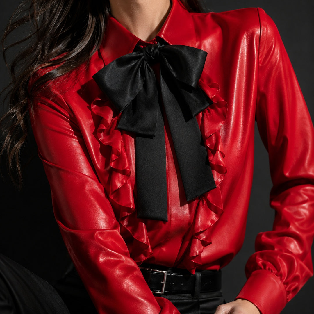 Vittoria Bow Ruffle Blouse — ce_studio_01