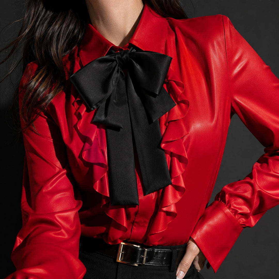 Vittoria Bow Ruffle Blouse — ce_studio_01