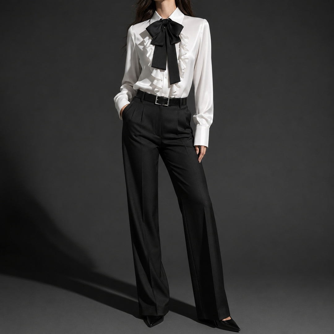 Vittoria Bow Ruffle Blouse — ce_studio_01